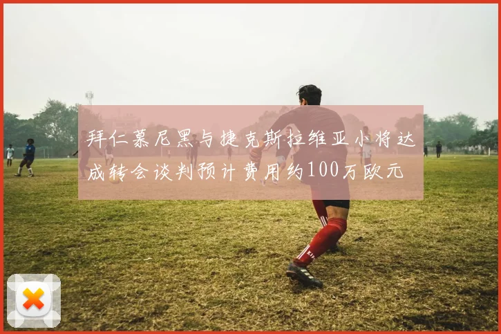 拜仁慕尼黑与捷克斯拉维亚小将达成转会谈判预计费用约100万欧元