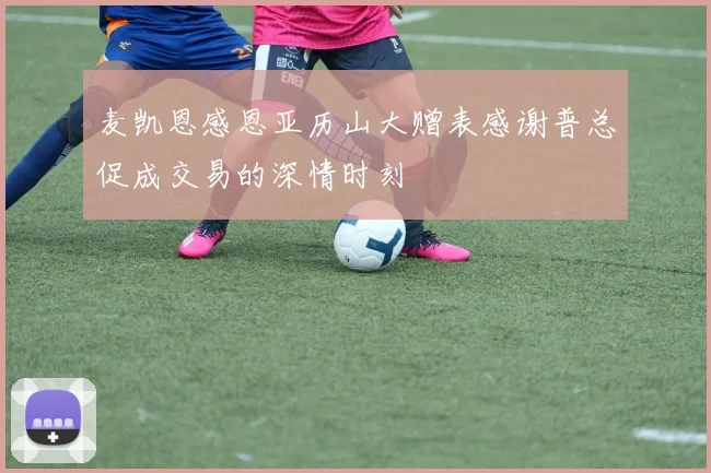 麦凯恩感恩亚历山大赠表感谢普总促成交易的深情时刻